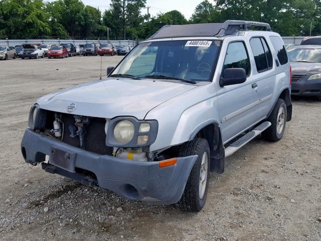 5N1ED28T12C514702 - 2002 NISSAN XTERRA XE SILVER photo 2