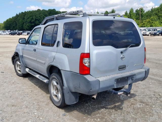 5N1ED28T12C514702 - 2002 NISSAN XTERRA XE SILVER photo 3