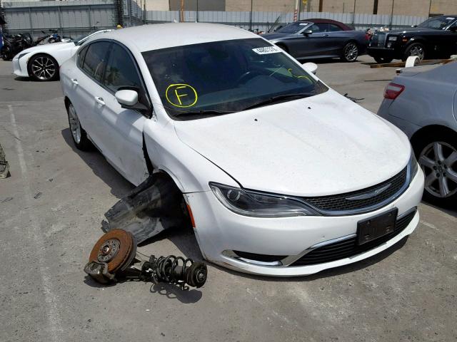 1C3CCCAB3FN726196 - 2015 CHRYSLER 200 LIMITE WHITE photo 1