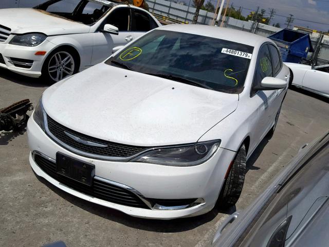 1C3CCCAB3FN726196 - 2015 CHRYSLER 200 LIMITE WHITE photo 2