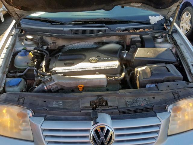 3VWSE69M13M167422 - 2003 VOLKSWAGEN JETTA GLS SILVER photo 7