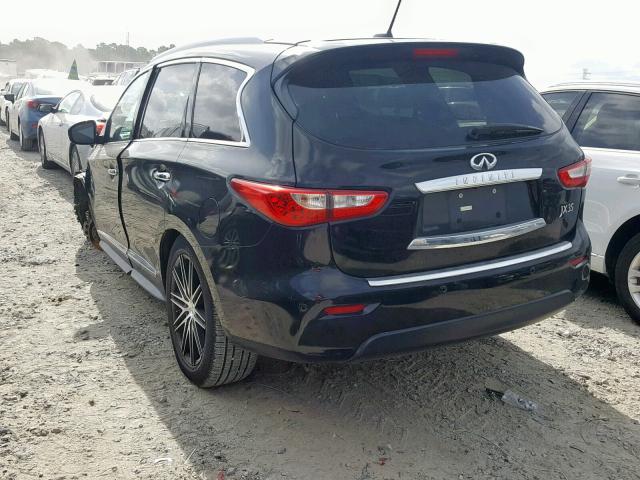 5N1AL0MN2DC341823 - 2013 INFINITI JX35 BLACK photo 3