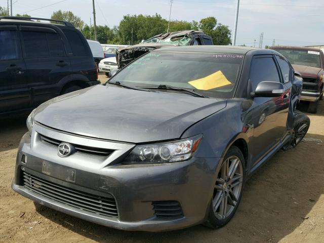 JTKJF5C73C3044045 - 2012 TOYOTA SCION TC ნაცრისფერი ფოტო 2