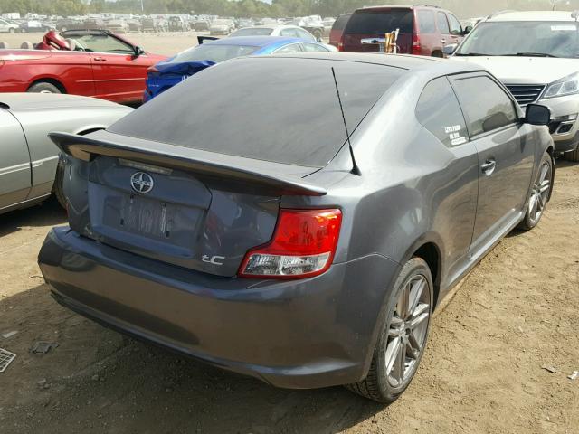 JTKJF5C73C3044045 - 2012 TOYOTA SCION TC ნაცრისფერი ფოტო 4