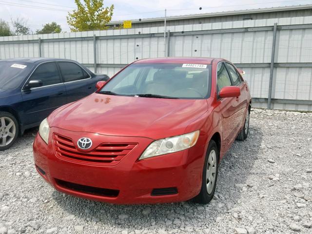 4T1BE46K98U255644 - 2008 TOYOTA CAMRY CE RED photo 2