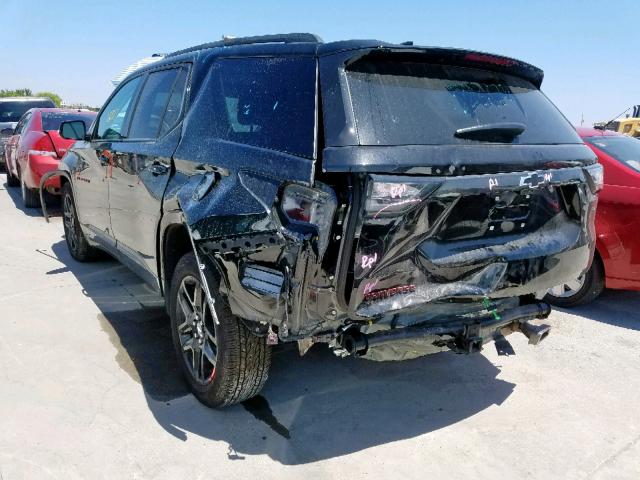 1GNERKKW2KJ159129 - 2019 CHEVROLET TRAVERSE P BLACK photo 3