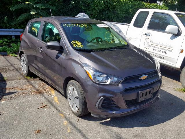 KL8CB6SAXGC622932 - 2016 CHEVROLET SPARK LS GRAY photo 1