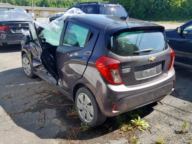 KL8CB6SAXGC622932 - 2016 CHEVROLET SPARK LS GRAY photo 3