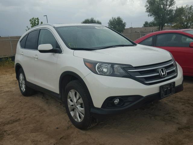 5J6RM4H77CL036799 - 2012 HONDA CR-V EXL WHITE photo 1