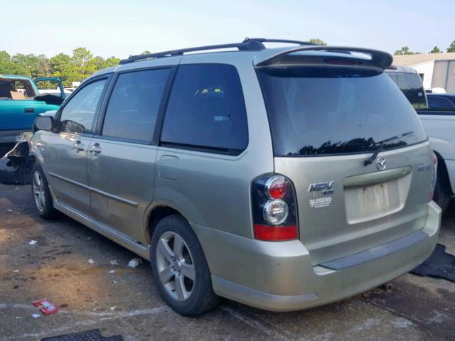 JM3LW28J350533916 - 2005 MAZDA MPV WAGON GOLD photo 3