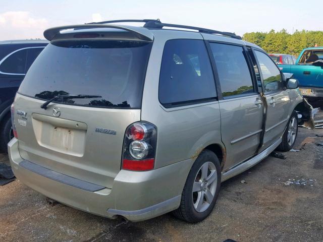 JM3LW28J350533916 - 2005 MAZDA MPV WAGON GOLD photo 4