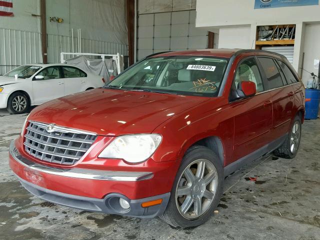 2A8GM68X17R291673 - 2007 CHRYSLER PACIFICA T RED photo 2