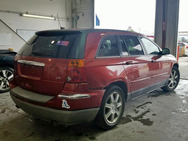 2A8GM68X17R291673 - 2007 CHRYSLER PACIFICA T RED photo 4