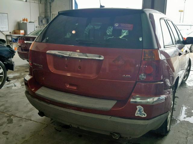 2A8GM68X17R291673 - 2007 CHRYSLER PACIFICA T RED photo 9