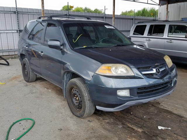 2HNYD18604H551837 - 2004 ACURA MDX TOURIN BLUE photo 1