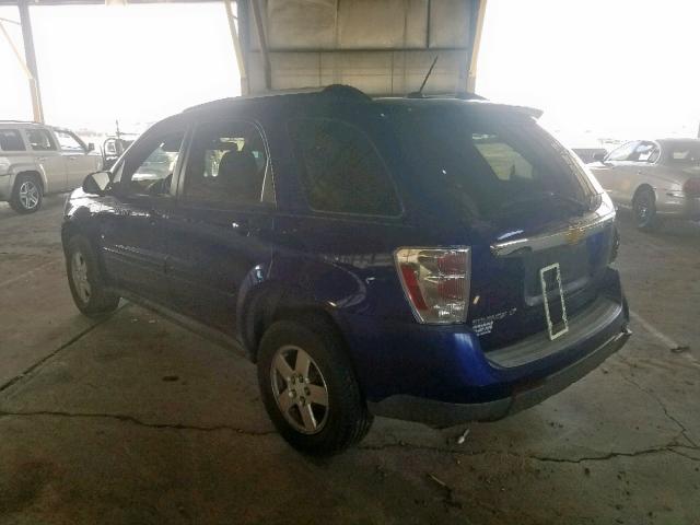 2CNDL63F176000856 - 2007 CHEVROLET EQUINOX LT BLUE photo 3