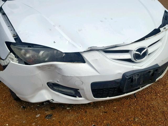 JM1BK324771631482 - 2007 MAZDA 3 S WHITE photo 9