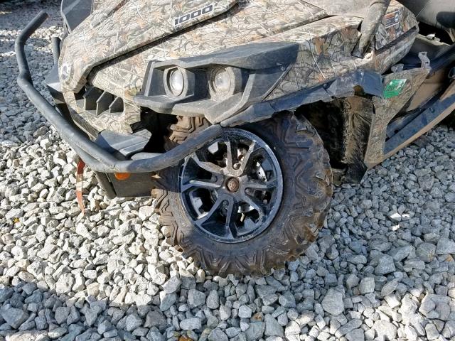 3JBKKAP25FJ004460 - 2015 CAN-AM COMMANDER BROWN photo 9