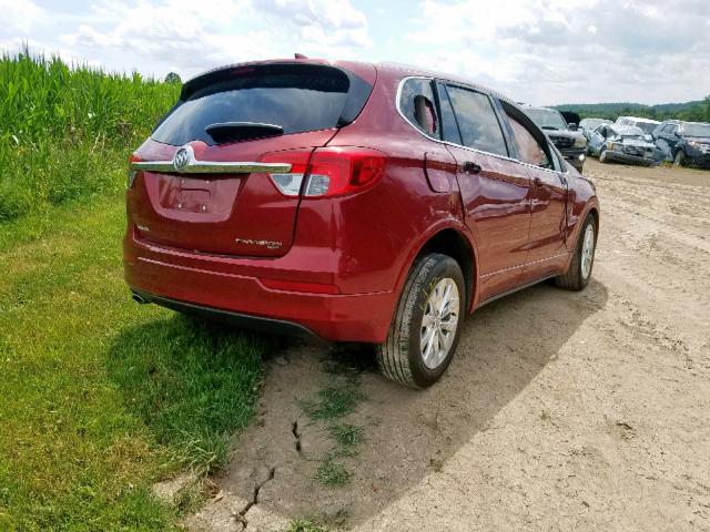 LRBFXDSA7HD216708 - 2017 BUICK ENVISION E RED photo 4