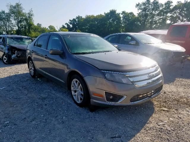 3FAHP0CG2BR336166 - 2011 FORD FUSION SEL GRAY photo 1