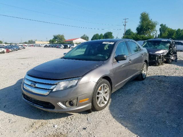 3FAHP0CG2BR336166 - 2011 FORD FUSION SEL GRAY photo 2