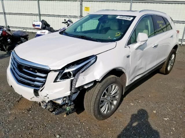 1GYKNDRS4HZ313463 - 2017 CADILLAC XT5 LUXURY WHITE photo 2