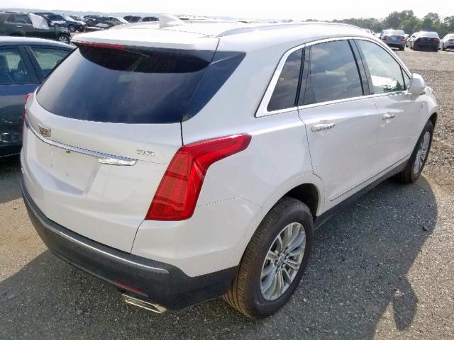 1GYKNDRS4HZ313463 - 2017 CADILLAC XT5 LUXURY WHITE photo 4