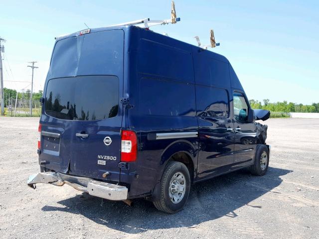 1N6BF0LY2CN114465 - 2012 NISSAN NV 2500 BLUE photo 4