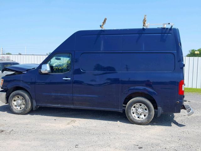 1N6BF0LY2CN114465 - 2012 NISSAN NV 2500 BLUE photo 9