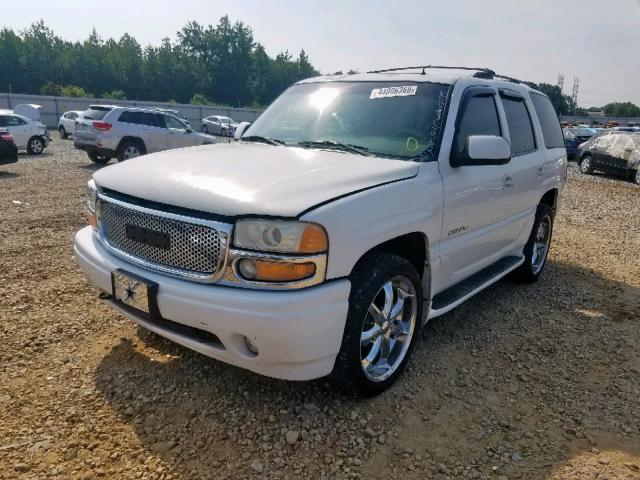 1GKEK63U12J190779 - 2002 GMC DENALI WHITE photo 2