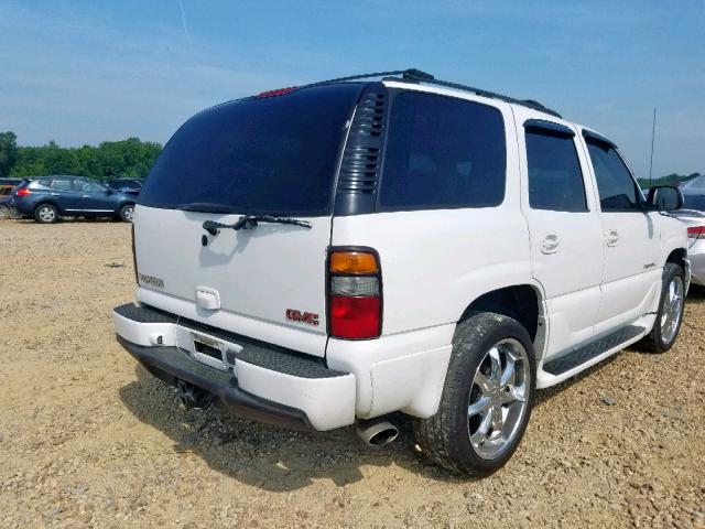 1GKEK63U12J190779 - 2002 GMC DENALI WHITE photo 4