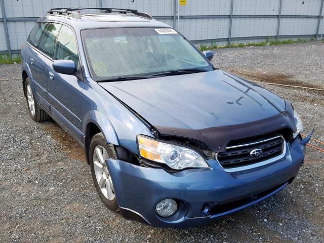 4S4BP62C967349085 - 2006 SUBARU LEGACY OUT BLUE photo 1