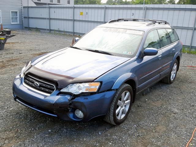 4S4BP62C967349085 - 2006 SUBARU LEGACY OUT BLUE photo 2