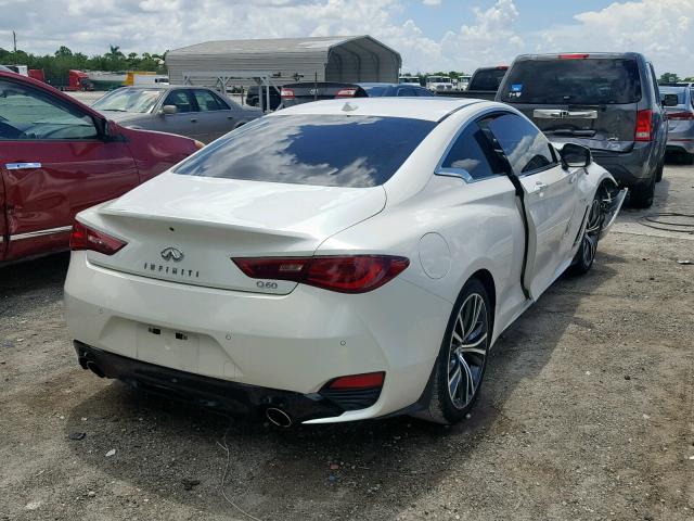 JN1CV7EKXHM110465 - 2017 INFINITI Q60 BASE WHITE photo 4