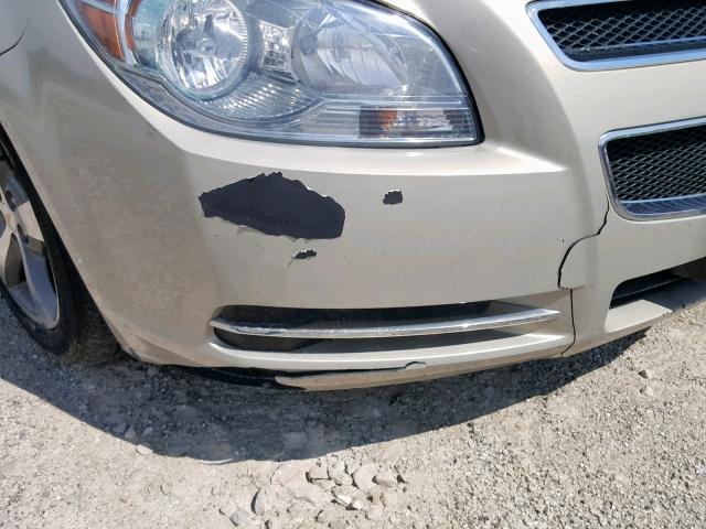 1G1ZC5EU9BF122730 - 2011 CHEVROLET MALIBU 1LT 金色 照片 9