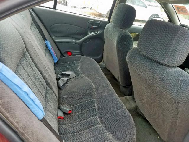 1G2NF52T21M654814 - 2001 PONTIAC GRAND AM S MAROON photo 6