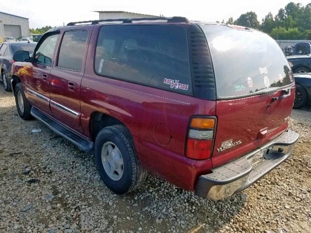 1GKEC16Z25J174084 - 2005 GMC YUKON XL C MAROON photo 3