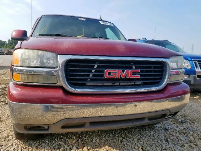 1GKEC16Z25J174084 - 2005 GMC YUKON XL C MAROON photo 9