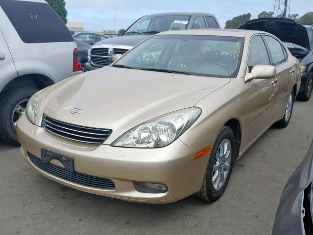 JTHBF30G225020096 - 2002 LEXUS ES 300 GOLD photo 2