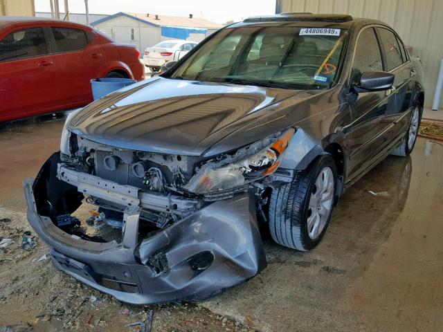 1HGCP36888A051471 - 2008 HONDA ACCORD EXL SILVER photo 2