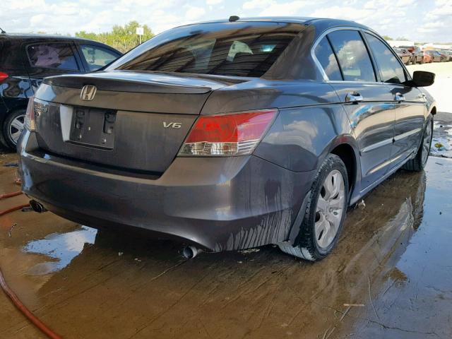 1HGCP36888A051471 - 2008 HONDA ACCORD EXL SILVER photo 4