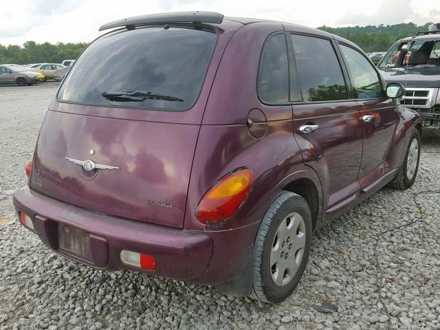 3C8FY78G23T549122 - 2003 CHRYSLER PT CRUISER PURPLE photo 4