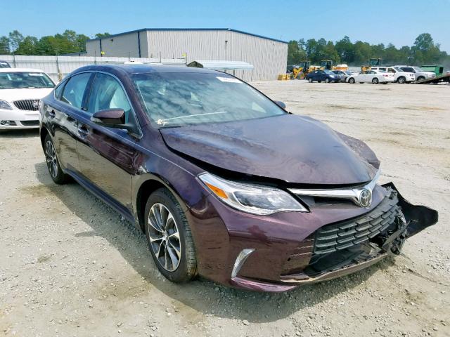 4T1BK1EB5JU289143 - 2018 TOYOTA AVALON XLE BURGUNDY photo 1