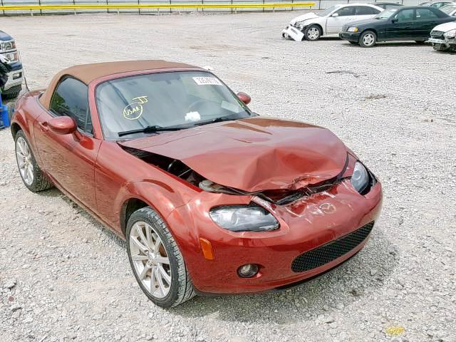 JM1NC25F070126875 - 2007 MAZDA MX-5 MIATA RED photo 1