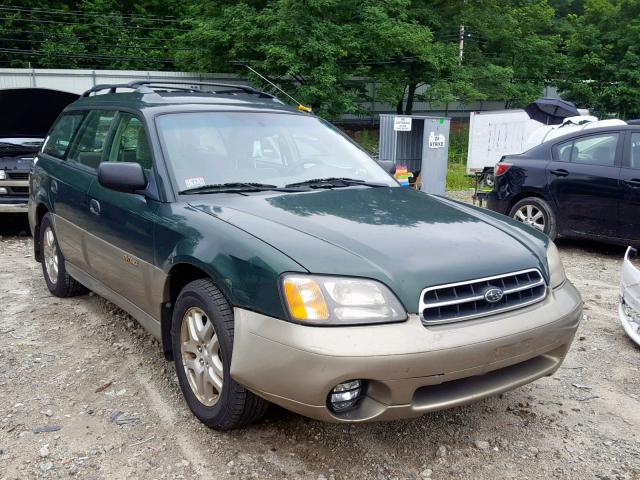 4S3BH6657Y7627952 - 2000 SUBARU LEGACY OUT GREEN photo 1