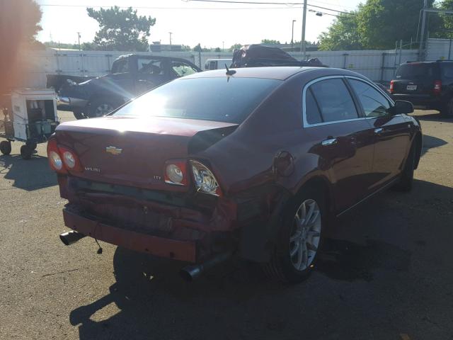 1G1ZK57708F208396 - 2008 CHEVROLET MALIBU LTZ RED photo 4