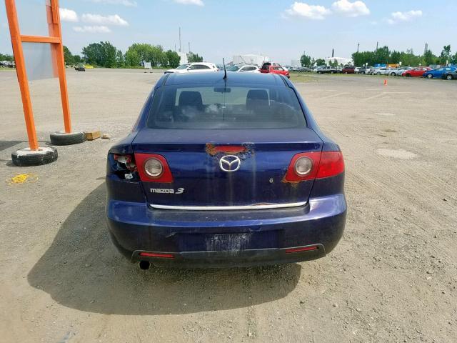 JM1BK12F251302322 - 2005 MAZDA 3 I BLUE photo 9