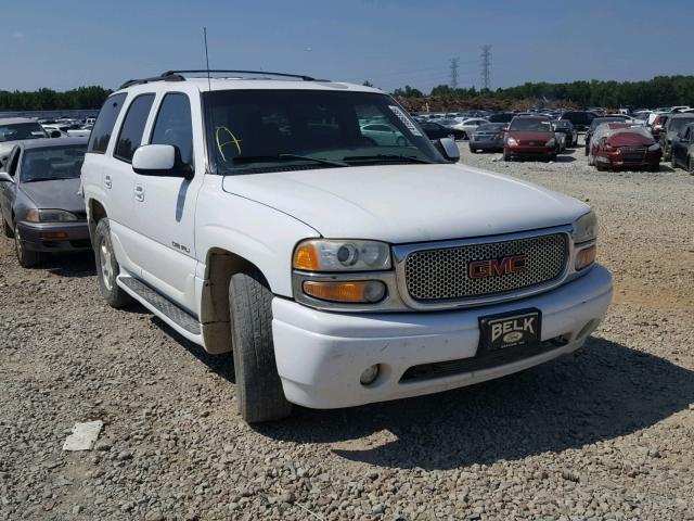 1GKEK63U11J241664 - 2001 GMC YUKON DENA WHITE photo 1