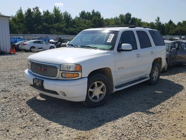 1GKEK63U11J241664 - 2001 GMC YUKON DENA WHITE photo 2