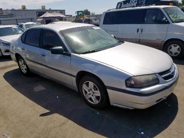 2G1WF52E919315894 - 2001 CHEVROLET IMPALA SILVER photo 1